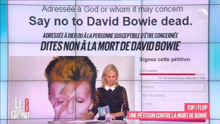 Say no to David Bowie dead